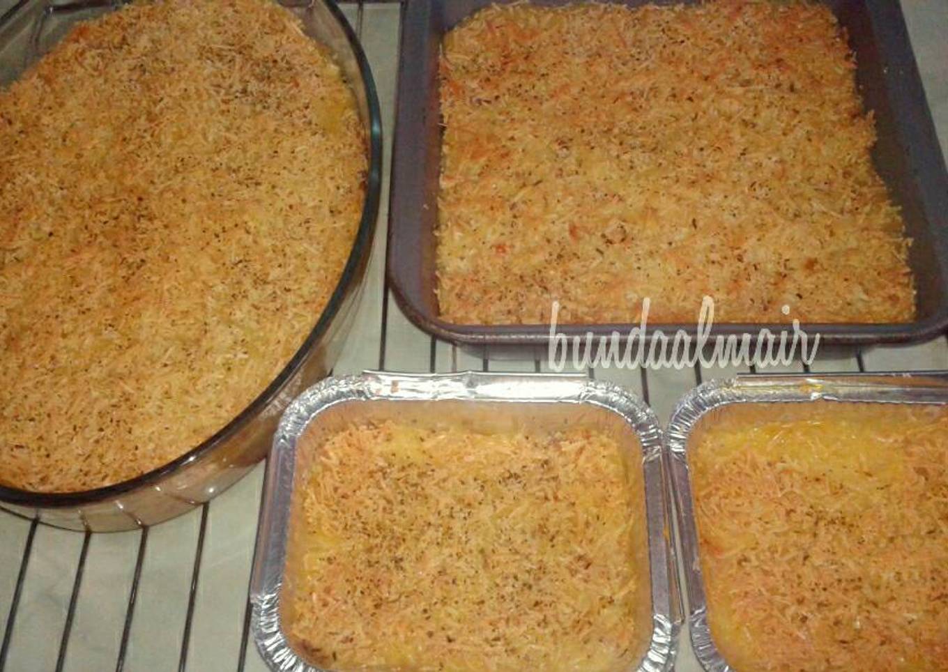 Macaroni schotel keju panggang