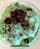 Nieve de menta con chocolate keto