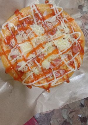 Foto resep Pizza sosis teflon