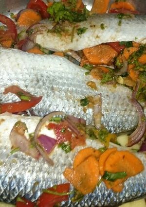 صورة لوصفة سمك بوري صينيه 🐟