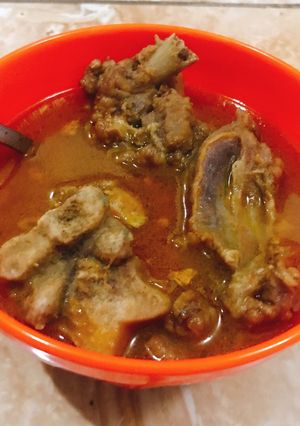 A picture of Ram pepper soup.