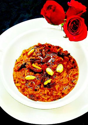 A picture of Chakkara or Sweet Pongal.