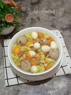Foto resep Sup Kembang Kol