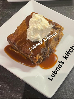 A picture of Sticky Date Pudding with Caramel Sauce:.