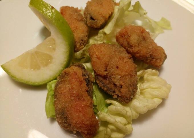 Simple Way to Make Super Quick Homemade Fried breaded mussels