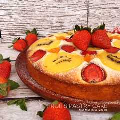 A picture of Fruits Pastry Cake.
