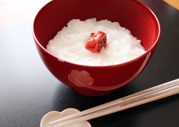 Healthy meal, Japanese rice porridge