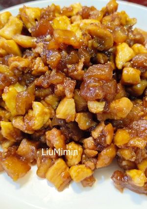 Foto resep Daging bakso ayam ala roti heinis / isian untuk roti/ bakpao