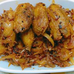 A picture of Stuffed bitter gourd / bharva karele.