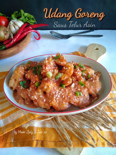 Foto resep Udang Goreng Saus Telur Asin