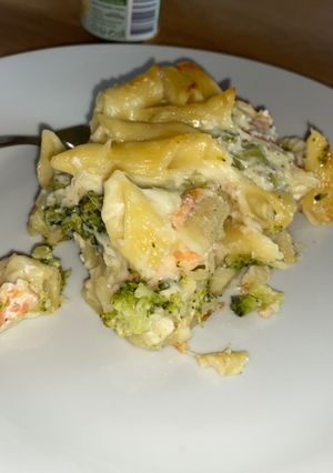 Lazacos rakott tészta (Penne) recept fotója
