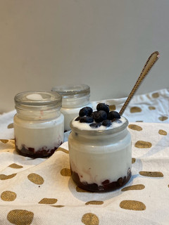 Una foto de Yogurt económico y sin equipamiento especial
