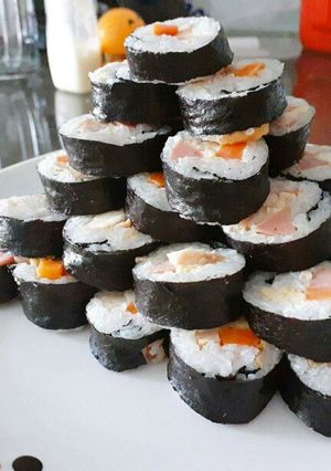 Hình của món Kimbap.