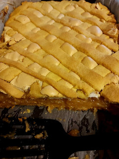 Krémes-habos almás pite recept recept fotója