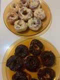 Ynielle’s Custard & Chocolate Custard Doughnuts