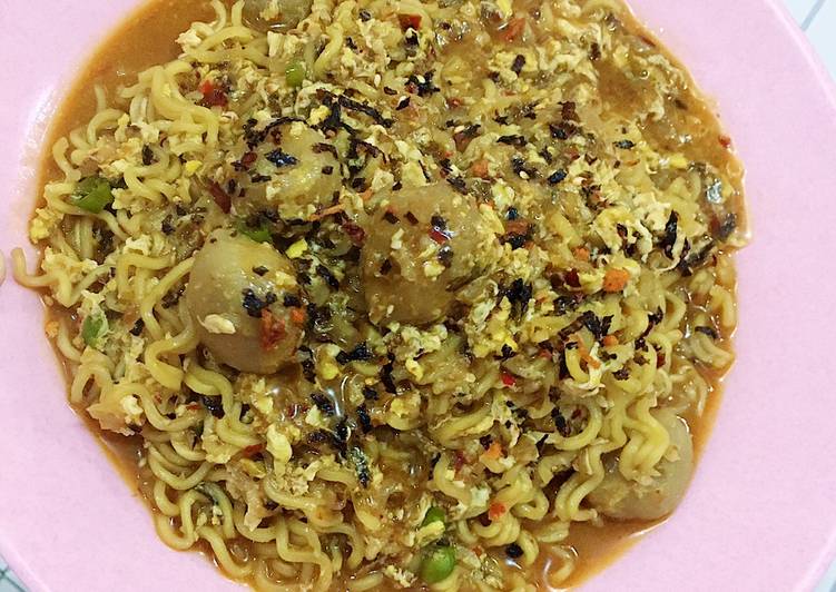 Indomie goreng basah