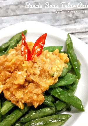 Foto resep 28. Buncis Saus Telur Asin