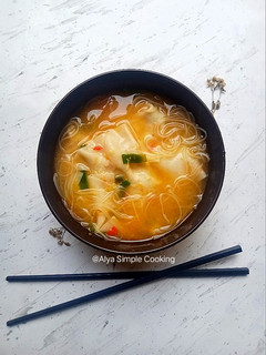 Foto resep Pangsit Kuah Pedas Simple