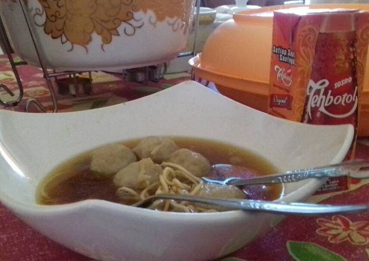 Bahan meracik Bakso ala Lebaran Idul Fitri Anti Gagal