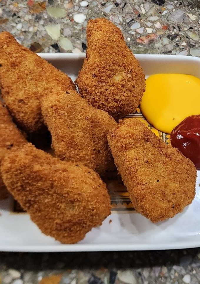 Una foto de Patitas de pollo caseras!! - Nuggets - Bocaditos - Formitas 🍗