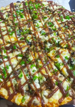 صورة لوصفة بيتزا 🍕🍕