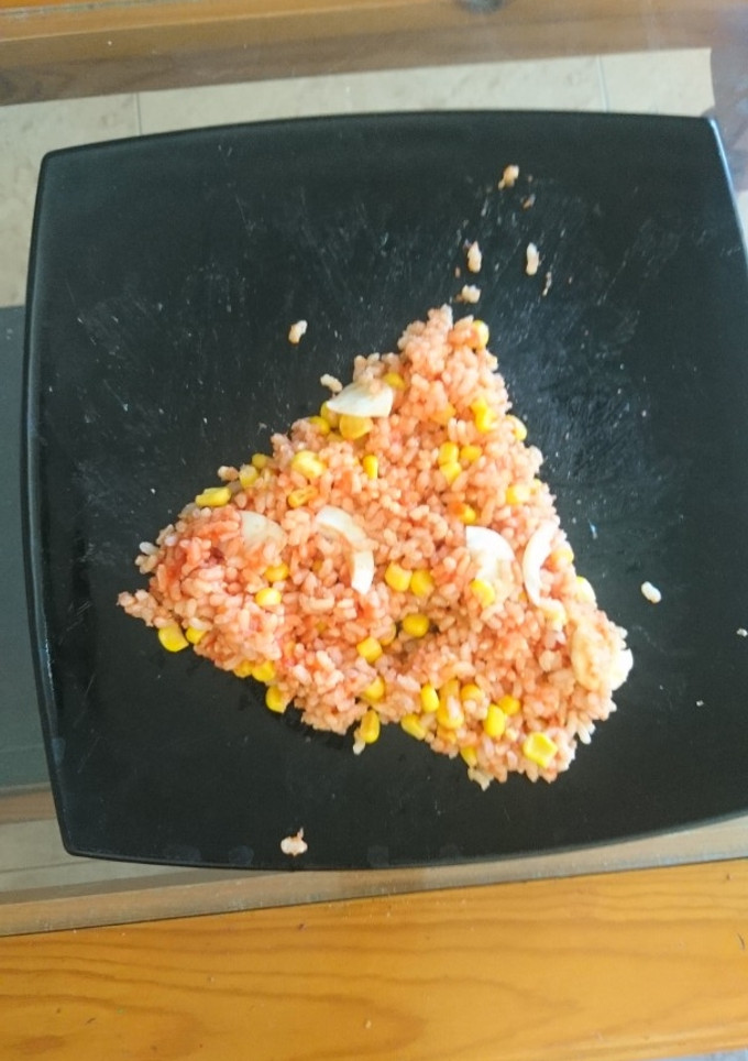 Una foto de Arroz a la casera