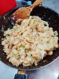 Salteadito de Repollo con Porotos
