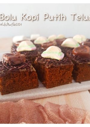 Foto resep Bolu Kopi Putih Telur