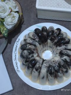 Foto resep Puding Susu Coklat Oreo
