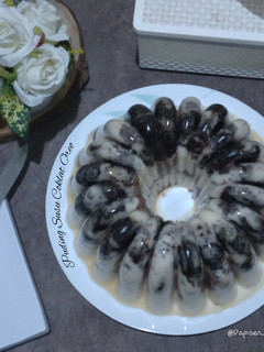 Foto resep Puding Susu Coklat Oreo