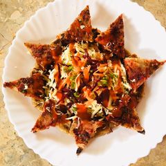 A picture of Floral Chapati#themechallenge.