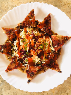 A picture of Floral Chapati#themechallenge.