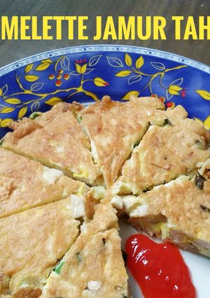 Foto resep Omelette Jamur Tahu