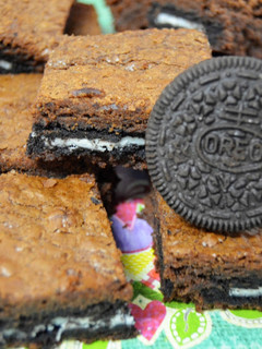Una foto de Brownie de oreo
