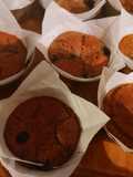 Muffins de avena arándano
