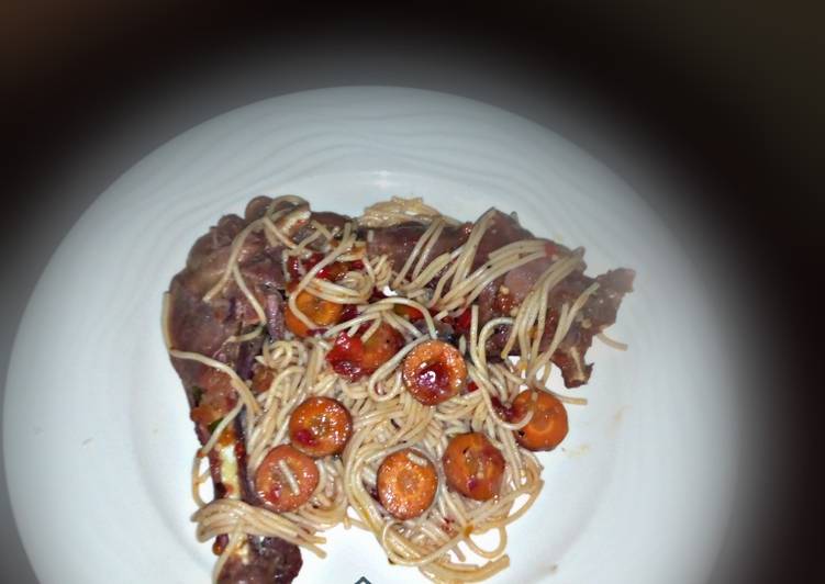 Pepper chicken pasta Pepper chicken pasta