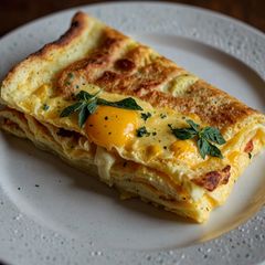 A picture of Fluffy Omelette – Quick and Easy Breakfast.