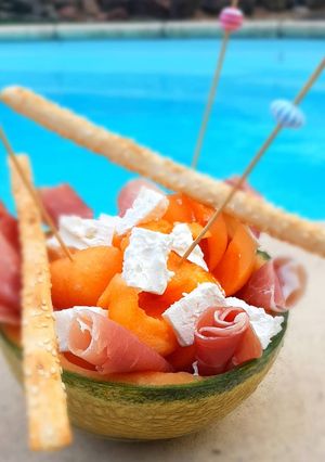 Une photo de Salade de melon