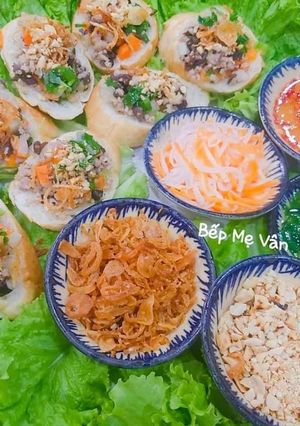 Hình của món Bánh mì hấp.