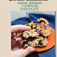 Cookies Saludables de Avena, Banana y Chips de chocolate (en Flip)-レシピのメイン写真