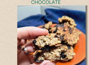 Una foto de Cookies Saludables de Avena, Banana y Chips de chocolate (en Flip)