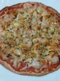 Healthy Pizza with Whole Wheat Tortilla in Air Fryer
