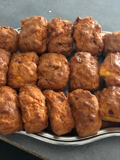 Une photo de Mini cakes cheddar et bacon