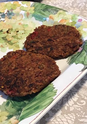 Una foto de Hamburguesas veganas de legumbres