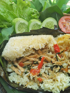 Foto resep Nasi Bakar Ayam Jamur
