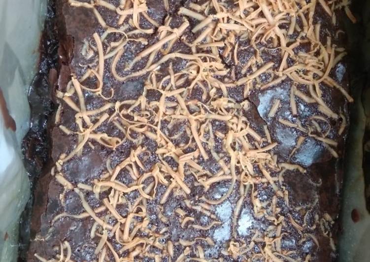 Brownies cokelat keju