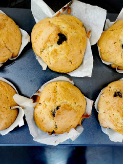 Φωτογραφία της συνταγής Vegan Muffins με Blueberries 🫐