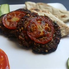 A picture of Chapali Kabab.