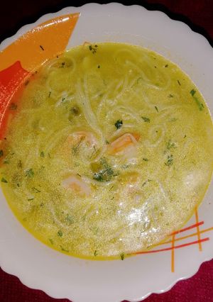 Una foto de Sopa de camarón 🦐🦐