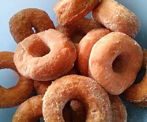 Resep Teruji Donat buah naga tanpa telur lembut Enak Sempurna